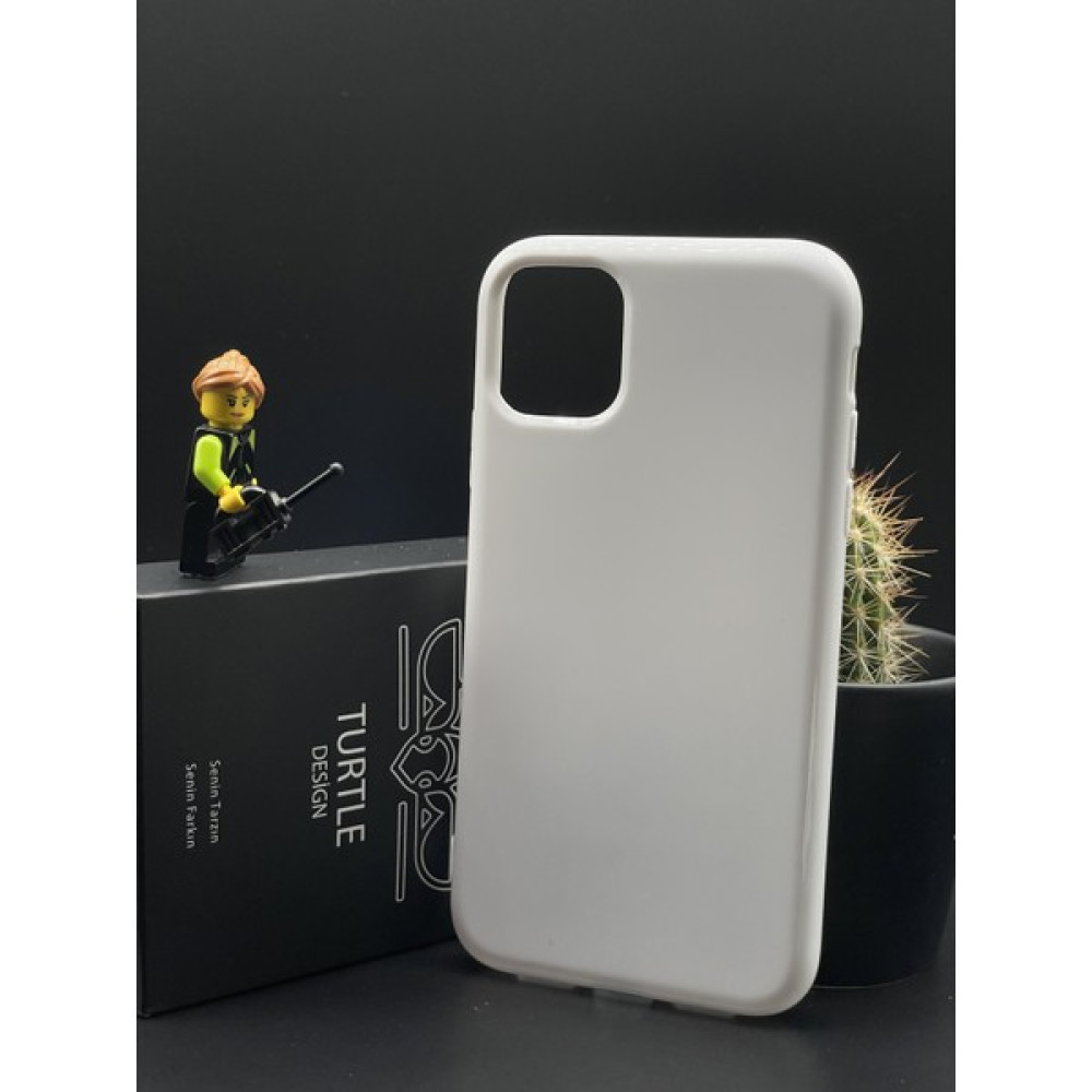 Turtle Dizayn Iphone 11 Beyaz parlak Silikon Telefon Kılıfı - Darbe Emici, Çizilmelere Karşı Dirençli - Beyaz Cep Telefonu Kılıfı Fiyatı
