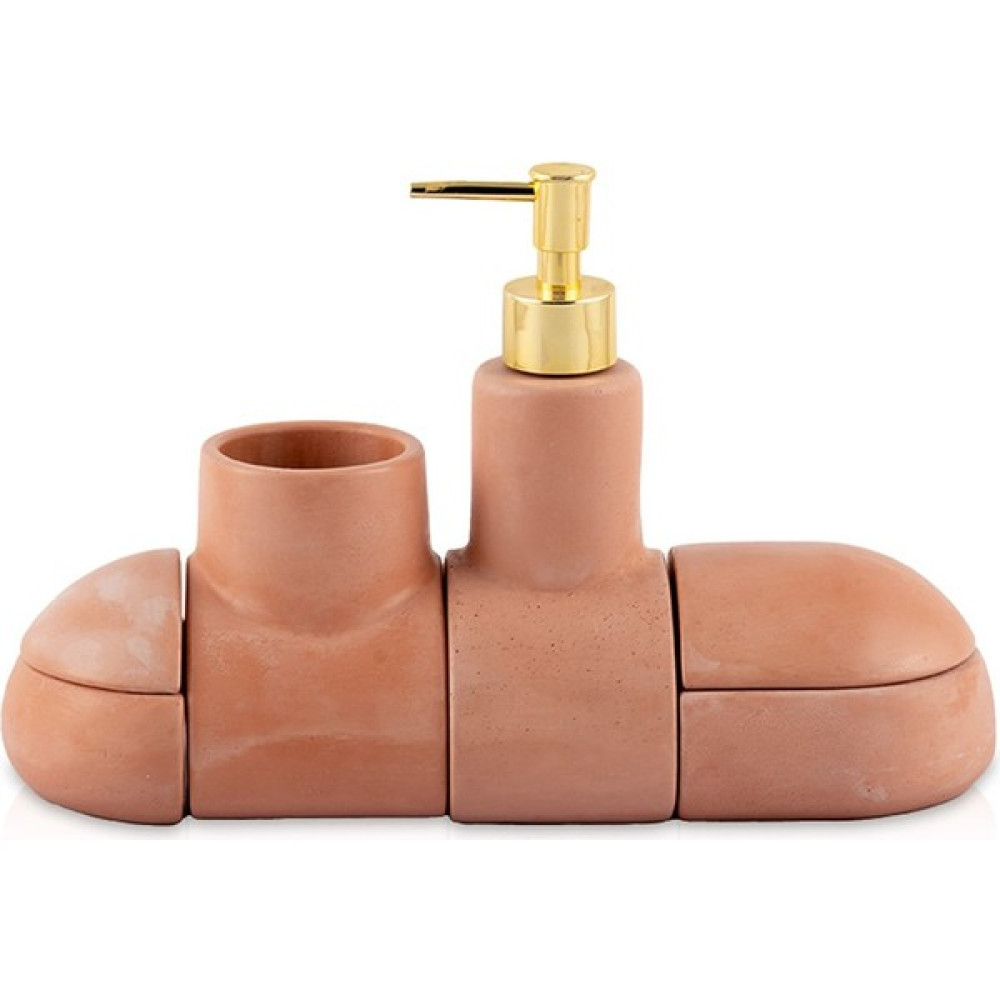 Turtle Home Decor Submarine Sabunluk Seti 6 Parça Banyo Lavabo Takımı - Turuncu Banyo Aksesuarları Fiyatı