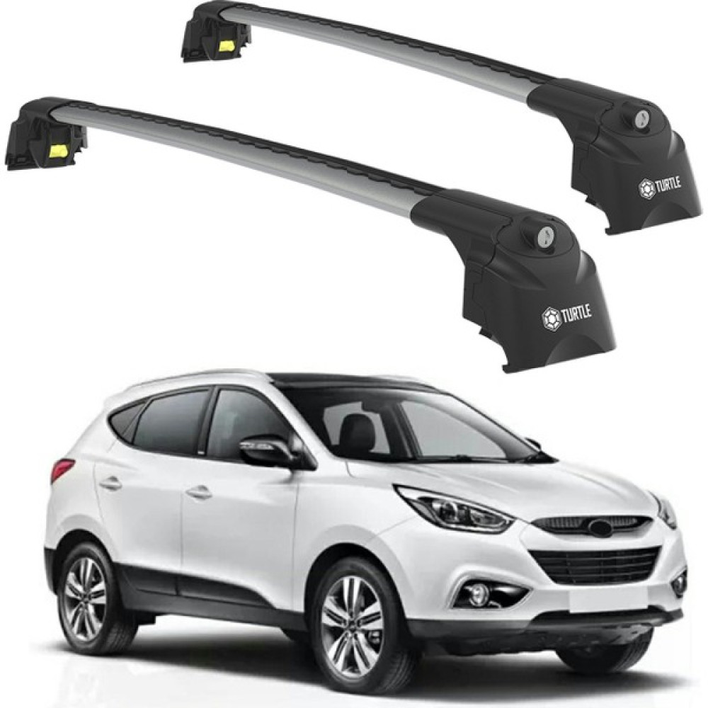 Turtle Hyundai Ix-35 (Lm) 2010-2015 Turtle Air2 Ara Atkı Gri Oto Dış Aksesuar & Yedek Parça Fiyatı
