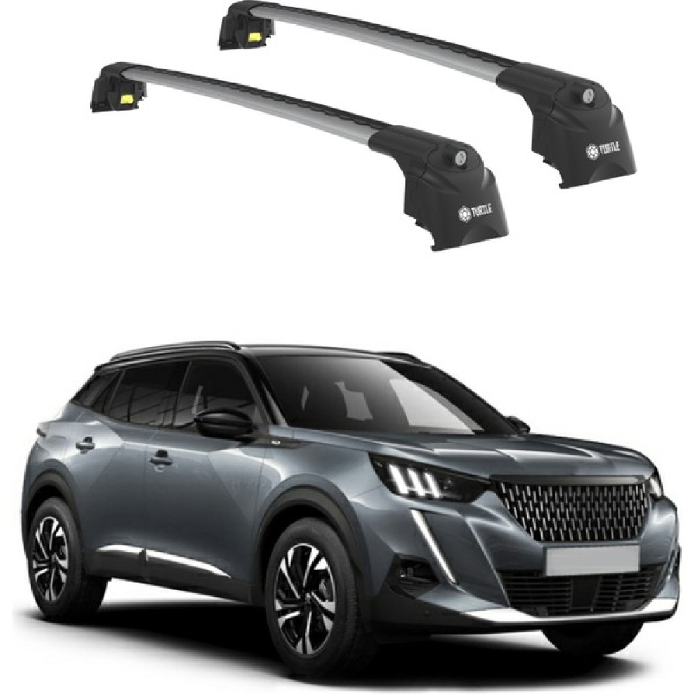 Turtle Peugeot 2008 2020-2023 Turtle Air2 Ara Atkı Gri Oto Dış Aksesuar & Yedek Parça Fiyatı