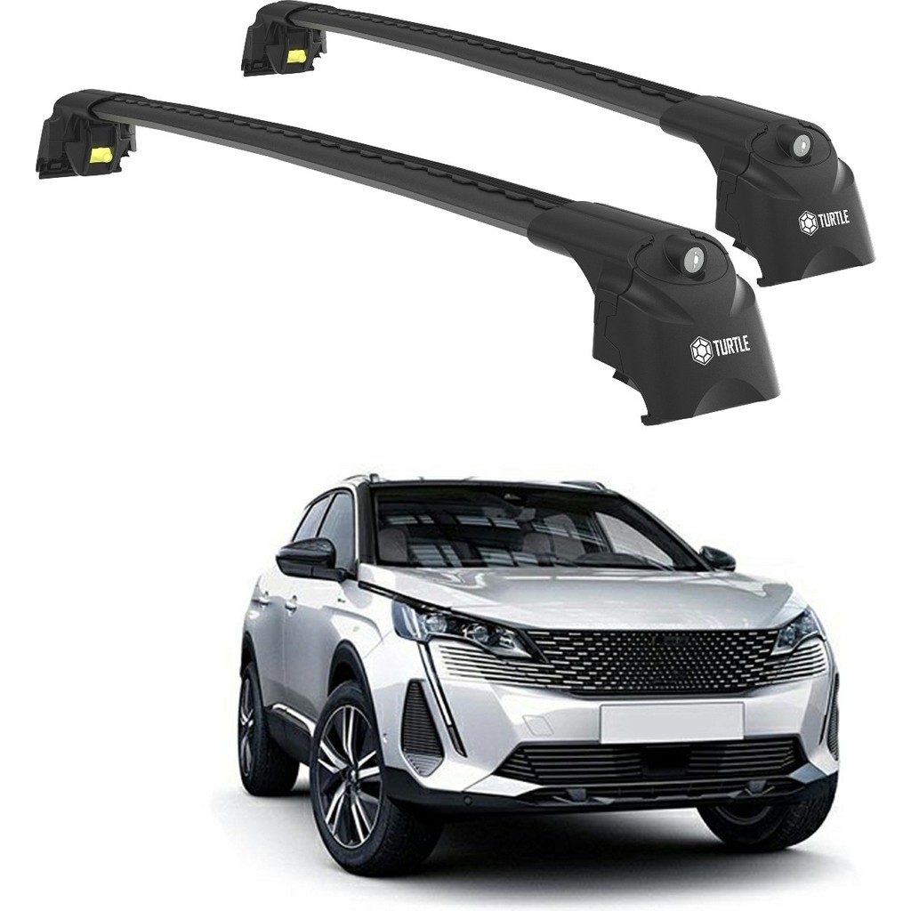 Turtle Peugeot 3008 (P84) 2017-2024 Ara Atkı Air2 Siyah Diğer Fiyatı