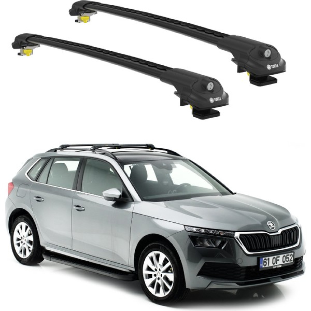 Turtle Skoda Kamiq 2019-2023 Turtle Air1 Ara Atkı Siyah Oto Dış Aksesuar & Yedek Parça Fiyatı