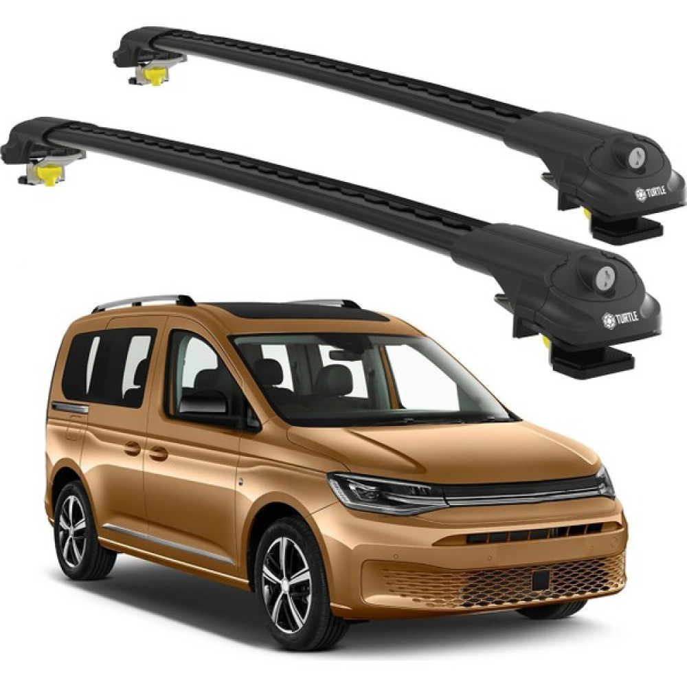 Turtle Volkswagen Caddy 2020-2023 Turtle Air1 Ara Atkı Siyah Oto Dış Aksesuar & Yedek Parça Fiyatı