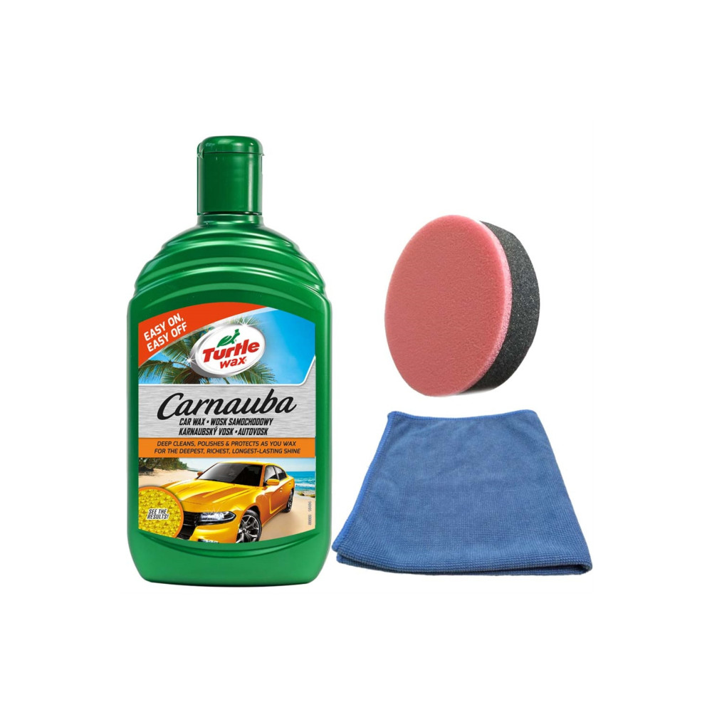 Turtle Wax Boya Koruma Carnauba Cila 500 ml + Uygulama Bezi Süngeri Oto Bakım & Temizlik Ürünleri Fiyatı