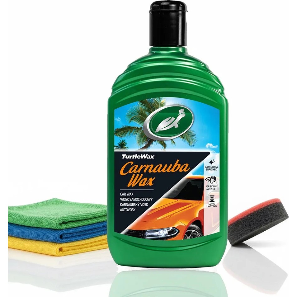 Turtle Wax Carnauba Sıvı Cila Boya Koruyucu Ultra Parlatıcı 500 ml + 4 Mikrofiber Bez +Cila Süngeri Bulaşık Yıkama Fiyatı