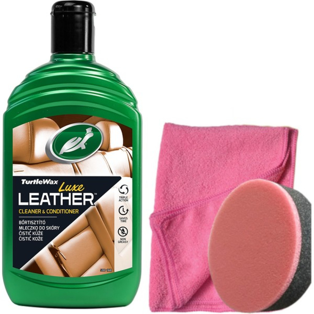 Turtle Wax Deri Temizleyici ve Besleyici Krem 500 ml + Mikrofiber Bez+ Cila Sünger Oto Bakım & Yenileme Ürünleri Fiyatı