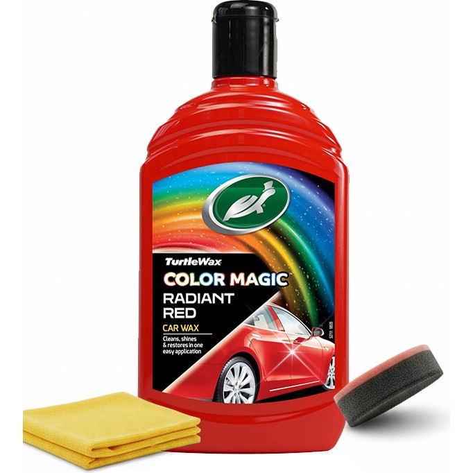 Turtle Wax Kırmızı Cila Renk Yenileyici 500 Ml + Uygulama Süngeri + Bez Diğer Fiyatı