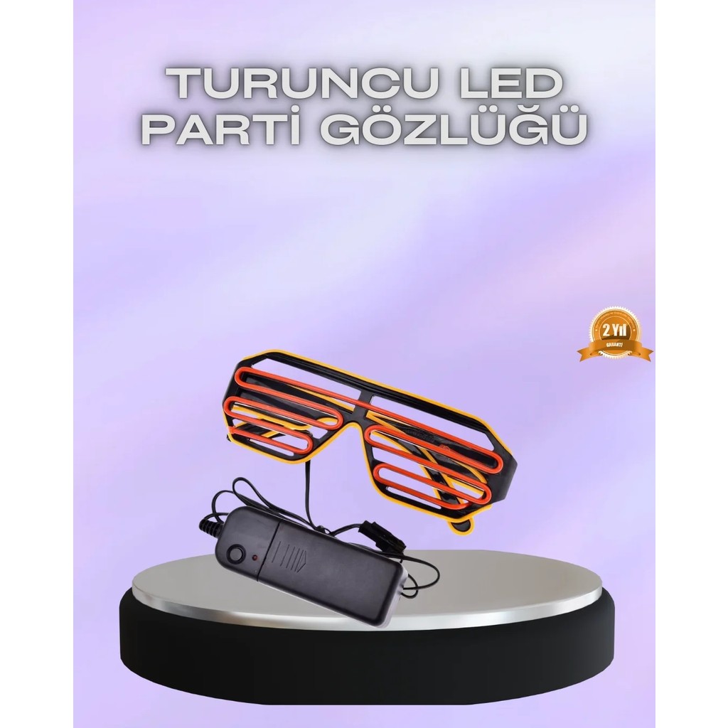 Turuncu LED Işıklı Eğlence Gözlüğü Parti ve Festival İçin Eğlenceli Tasarım SSD / Solid State Drive Fiyatı