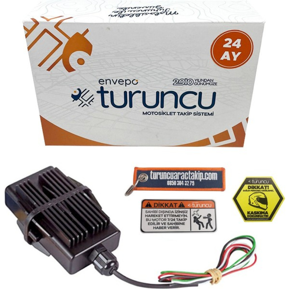 Turuncu Motosiklet Takip Sistemi 24 Aylık Oto Elektroniği Fiyatı