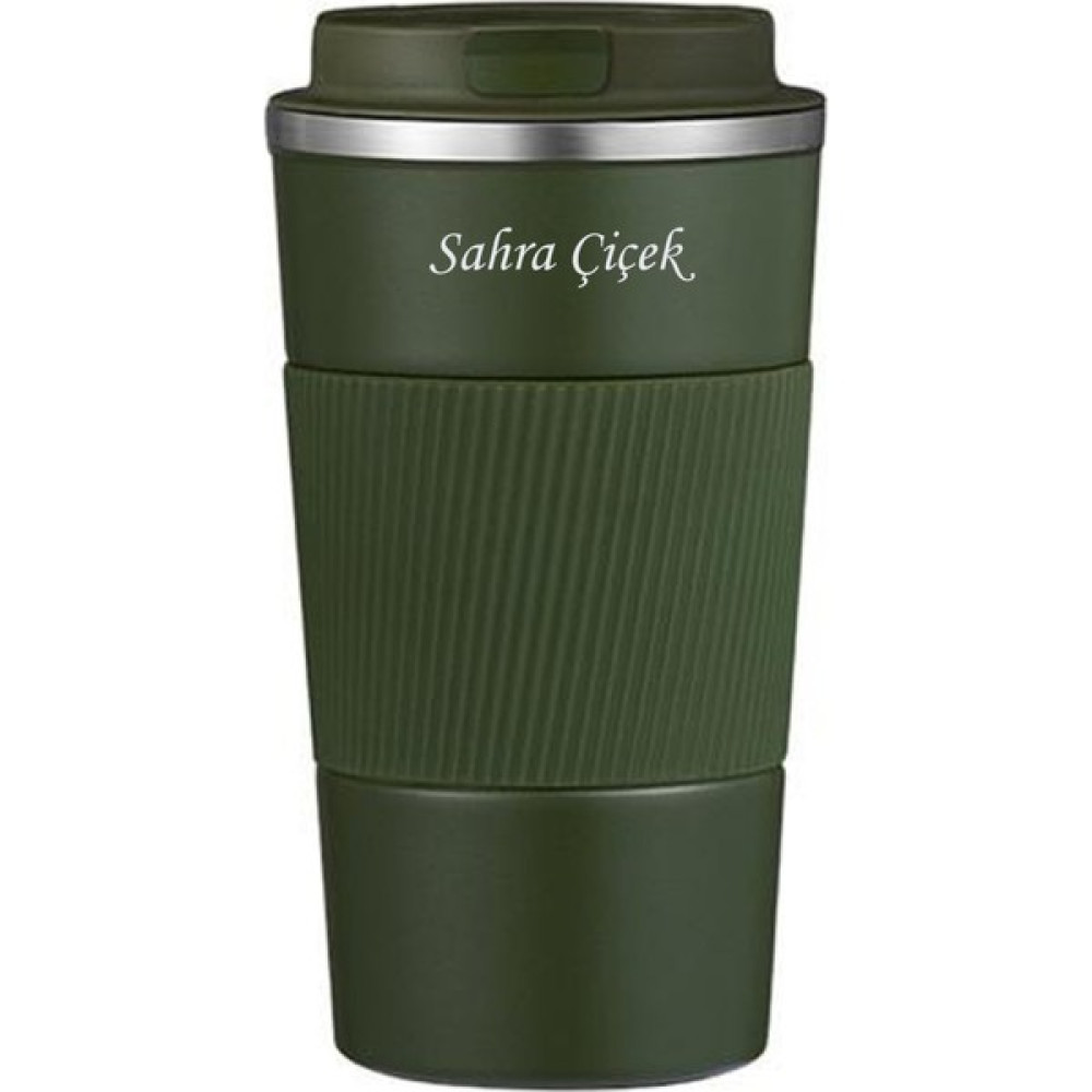 Tusah 304 Pazlanmaz Çelik 500 ml Kaydırmaz Lastikli Termos Bardak Mug Isme Özel Kamp Mutfağı Fiyatı