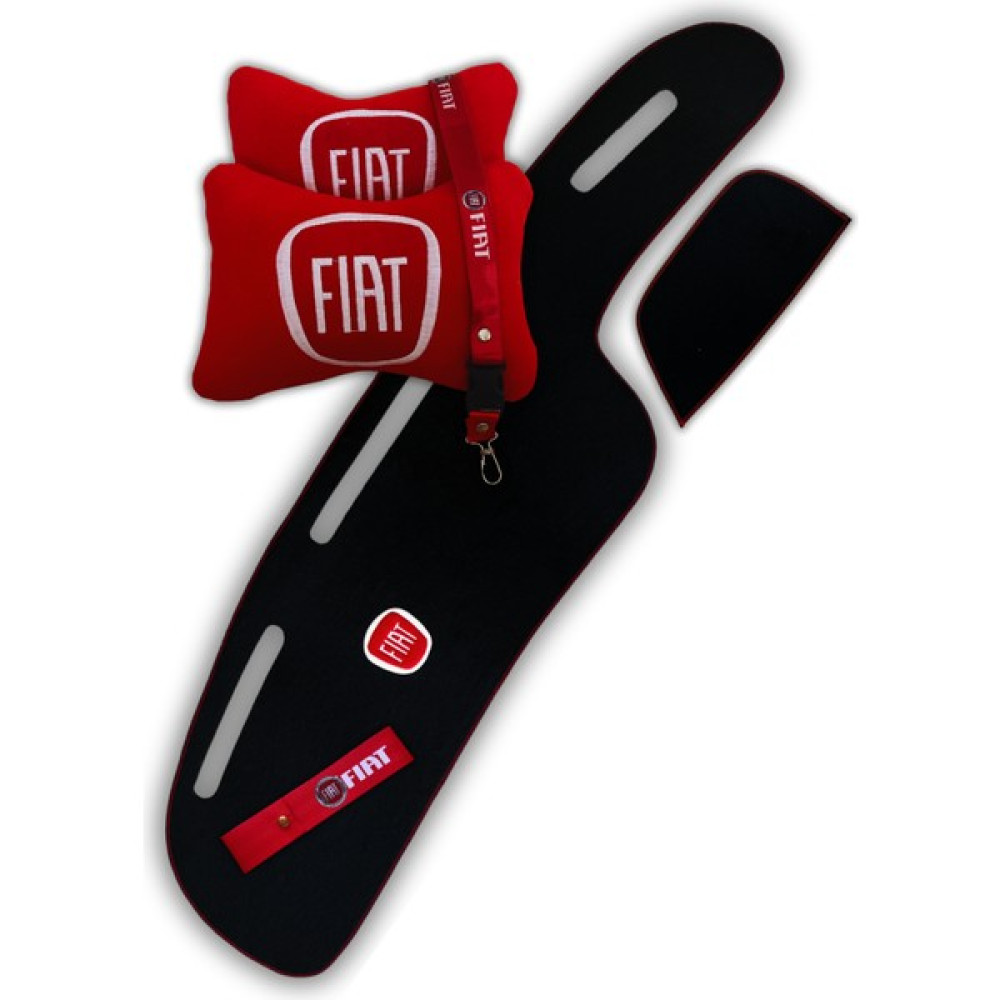 Tusba Market Fiat Tipo Tempra Torpido Koruma Halısı | Fiat Araç Polar Boyun Yastığı 2'li Set - Siyah - Set 6 Oto Boyaları Fiyatı