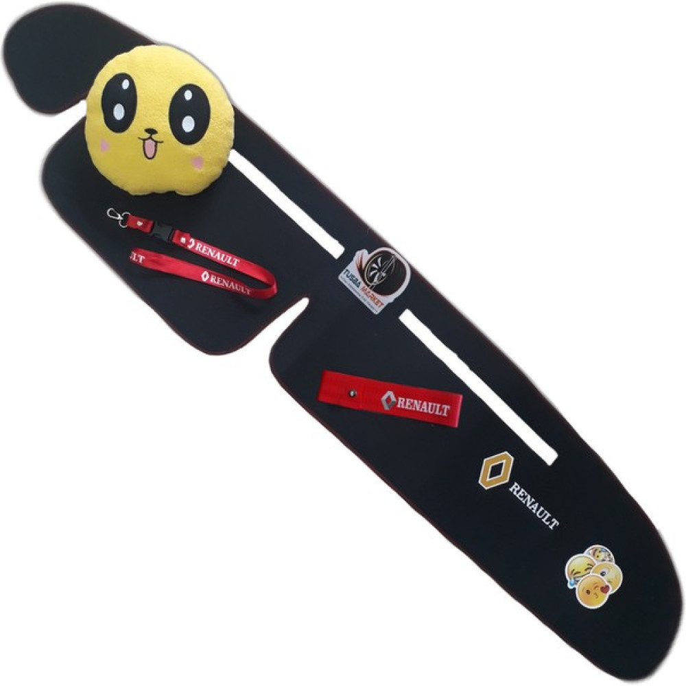 Tusba Market Renault Broadway R9/11 Spring Fairway Flash Torpido Kaplama Halısı / Araç içi Oto Emoji Yastık Aksesuar - Siyah Torpido Bakımı Fiyatı