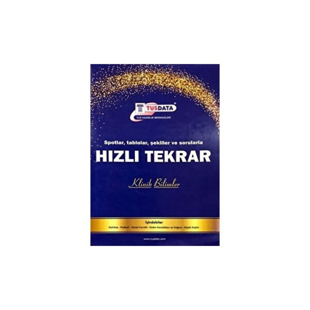 Tusdata Hızlı Tekrar Klinik Bilimler Tıp Kitapları Fiyatı