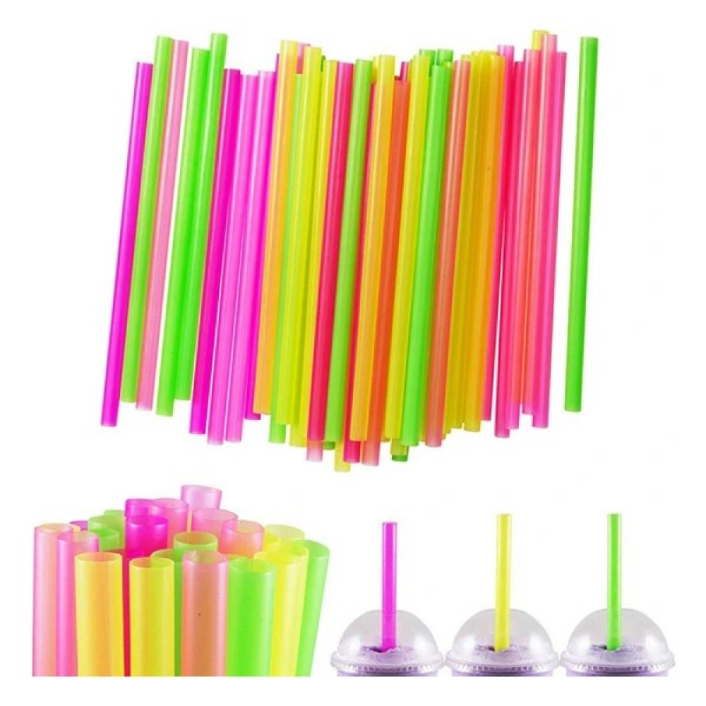 Tusemix Renkli Frozen Kalın Boru Pipet İçeçek Pipeti 22 cm 100 Adet Oto Boyaları Fiyatı