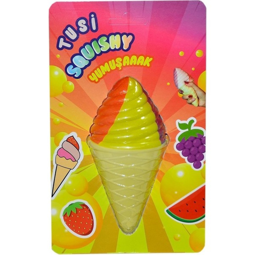 Tusi 0014 Köpük Squishy Helezon Dondurma -Tusi Bebek Oyuncakları Fiyatı