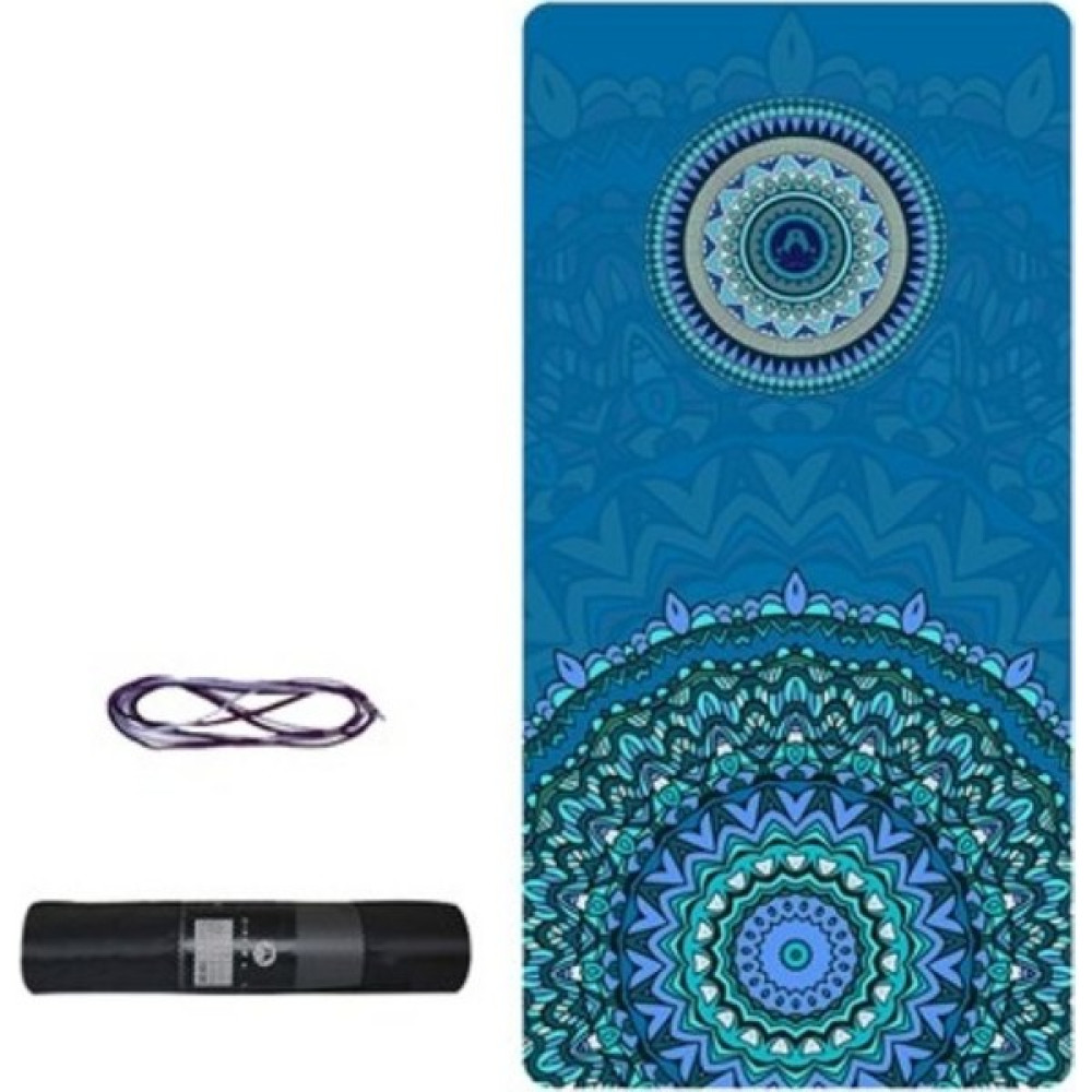 Tusi Yoga Mat-Pilates Minderi Kilim Desenli Mavi 183CMX0.8CMX80CM Pilates Minderi Fiyatı