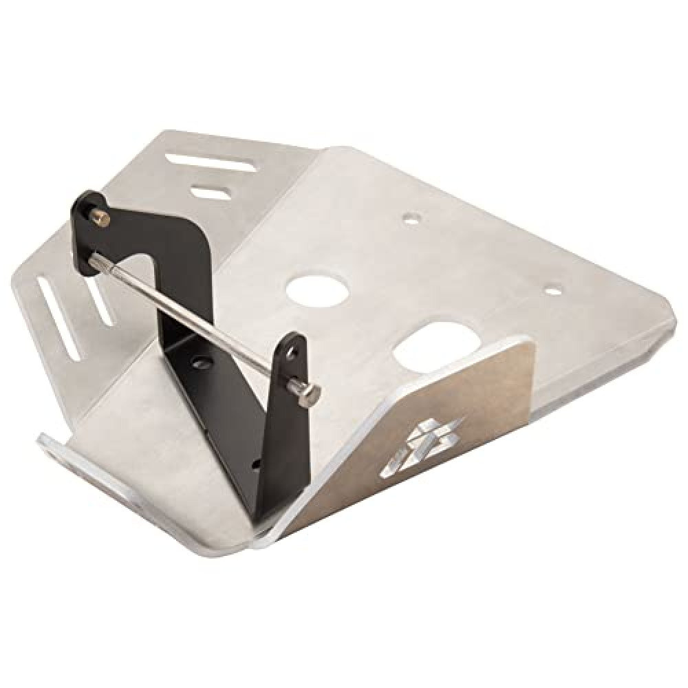 Tusk Aluminum Skid Plate Silver Compatible with Honda CRF110F 2019-2025