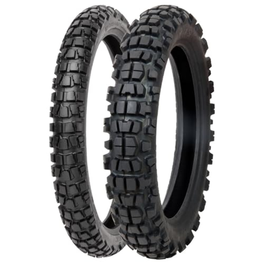 Tusk Waypoint Adventure Tire (Tire Set 90/90-21 (54R)/130/90-17 (68R) Tube Type)