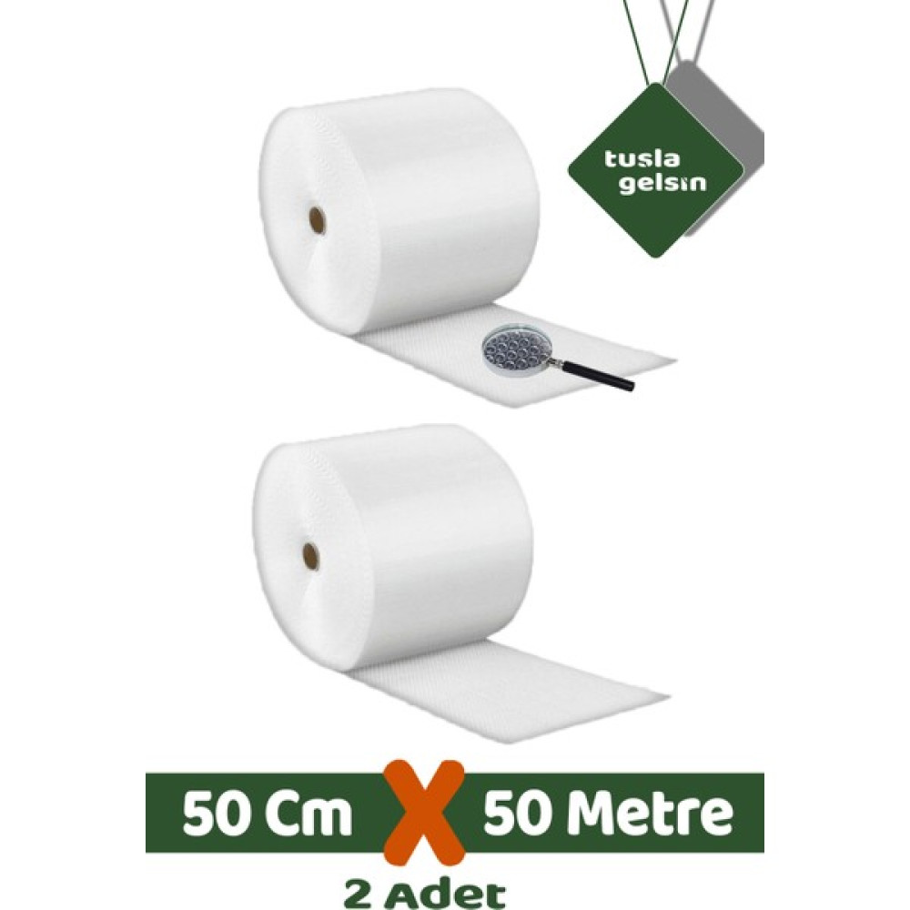 Tuşla Gelsin 50 cm x 50 mt Balonlu Naylon ( 2'li Set ) Nalburiye & Hırdavat Fiyatı