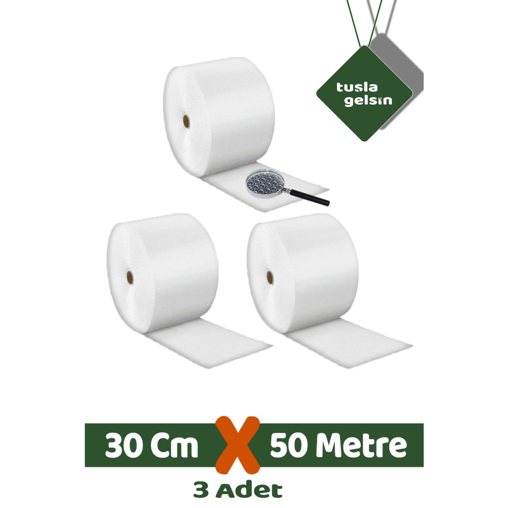 Tuşla Gelsin Balonlu Naylon 50 mt X 30 cm Özel 3lü Patpat Pıtpıt Nalburiye & Hırdavat Fiyatı