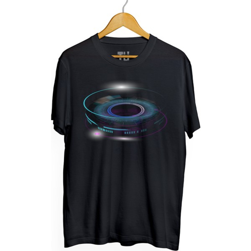 Tüşört - Dönence Soyut Neon Özel Tasarım Tüşört Erkek T-shirt Fiyatı