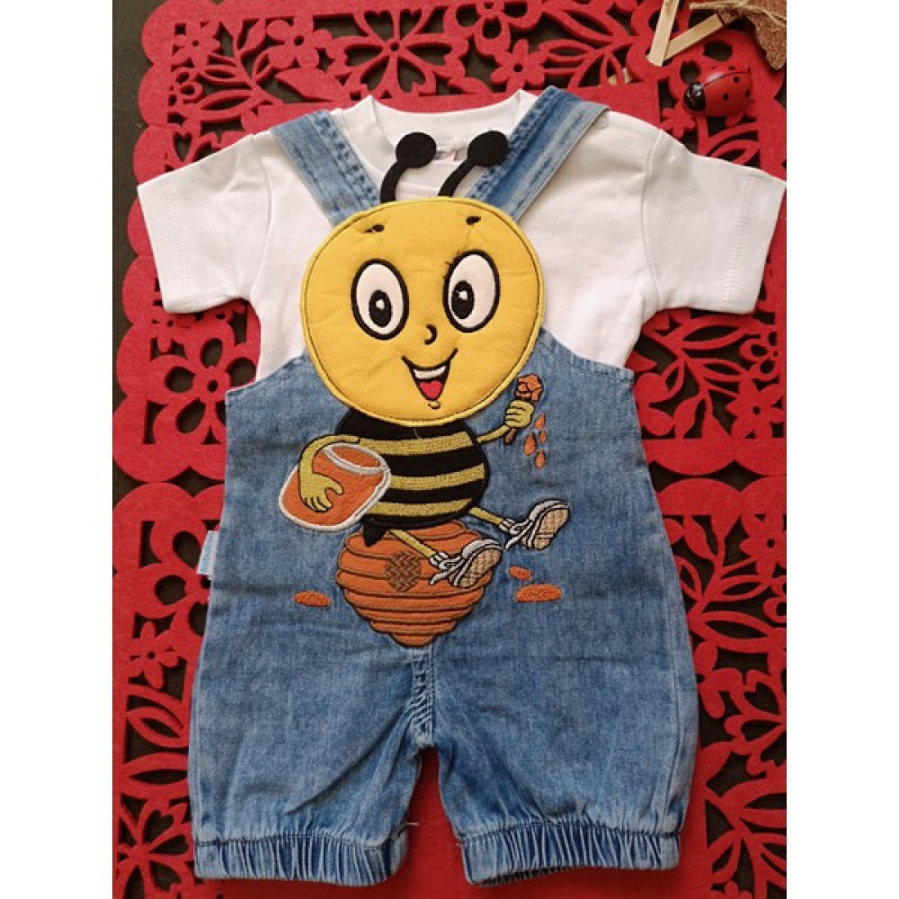 Tuta Shopping Arılı Salopet Bebek Tulumu Fiyatı