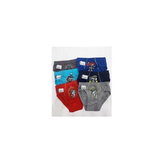 Tutku 0138 Erkek Çocuk 6 Adet Renkli Slip Külot