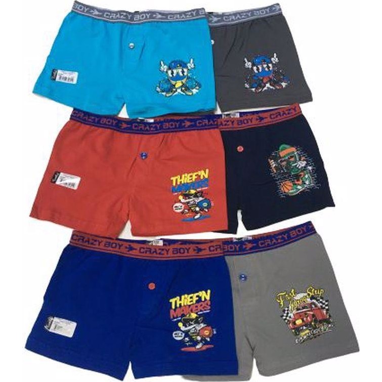 Tutku Erkek Çocuk Baskılı Boxer 6'lı Erkek Çocuk Boxer Fiyatı