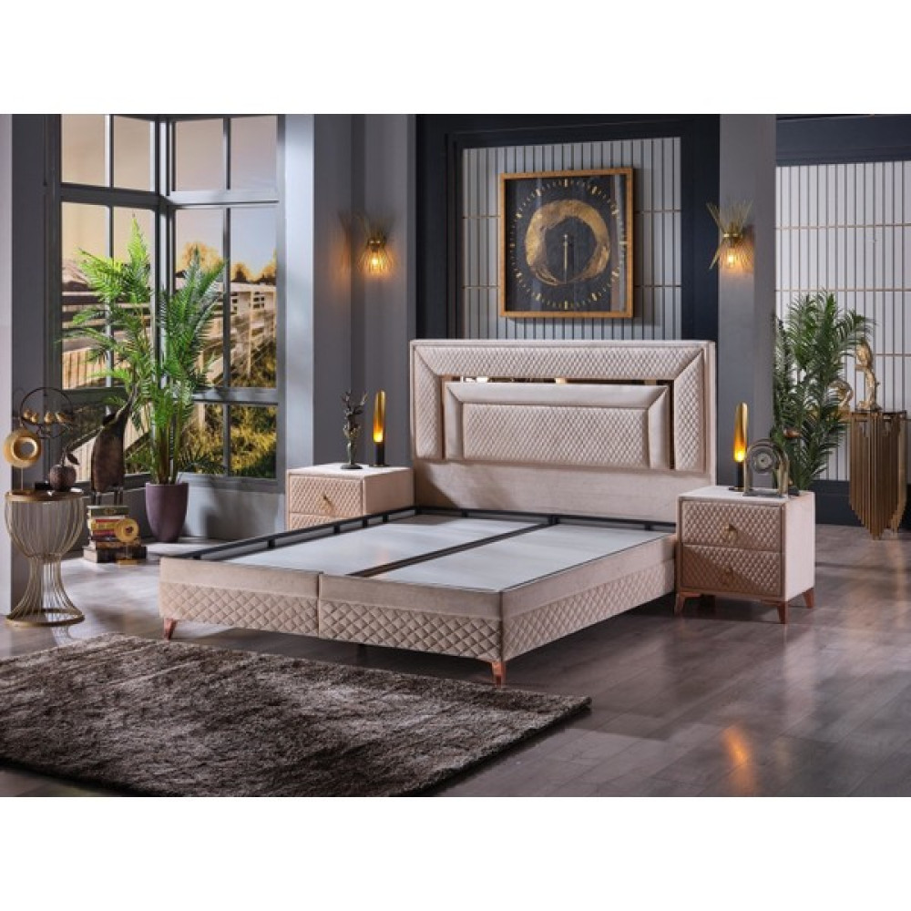Tutku Yatak Oxycore Baza 160X200 - 160 x 200 cm - Ekru Baza Fiyatı
