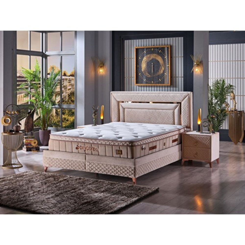Tutku Yatak Oxycore Torba Yaylı Oksijenli Hijyenik Kuş Tüyü Sünger Ergonomik Yatak 90X200 - 90 x 200 Yatak Odası Takımı / Seti Fiyatı