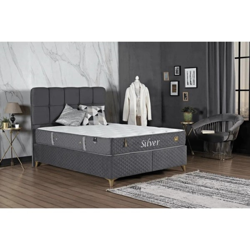 Tutku Yatak Silver 4 Mevsim Ergonomik Dsc Yaylı Yatak 90X190 - 90 x 190 cm Yatak Odası Takımı / Seti Fiyatı