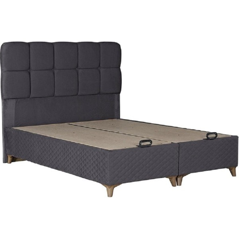 Tutku Yatak Silver Baza 150X200 - 150 x 200 cm - Gri Baza Fiyatı