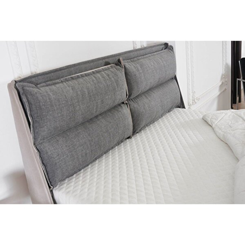 Tutku Yatak Visco Comfort Baza Başlığı 160 - 100 x 160 cm - Gri Yatak Başlığı Fiyatı