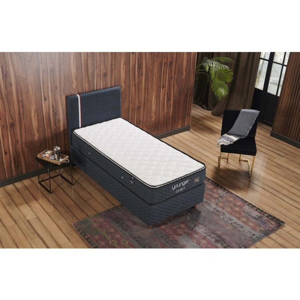 Tutku Yatak Younger Comfort Tek Kişilik Dsc Yaylı 4 Mevsim Ergonomik Çıkarılabilir Pedli Yatak 100X200 cm - 100 x 200 cm Yatak Odası Takımı / Seti Fiyatı