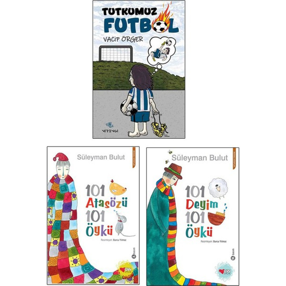 Tutkumuz Futbol - 101 Atasözü - 101 Deyim 3 Kitap Set - Vacip Örger Çocuk Masal Fiyatı