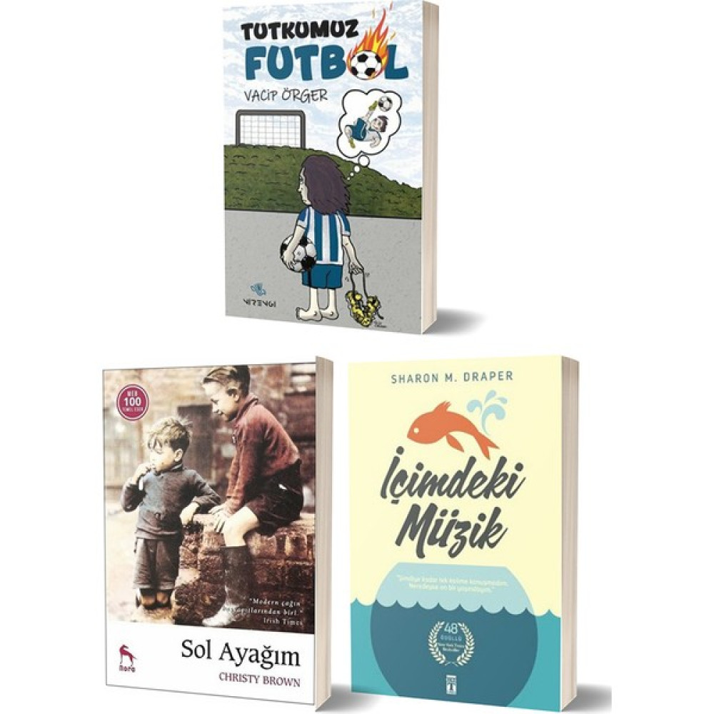 Tutkumuz Futbol - Sol Ayağım - Içimdeki Müzik 3 Kitap Set Çocuk Öykü Fiyatı