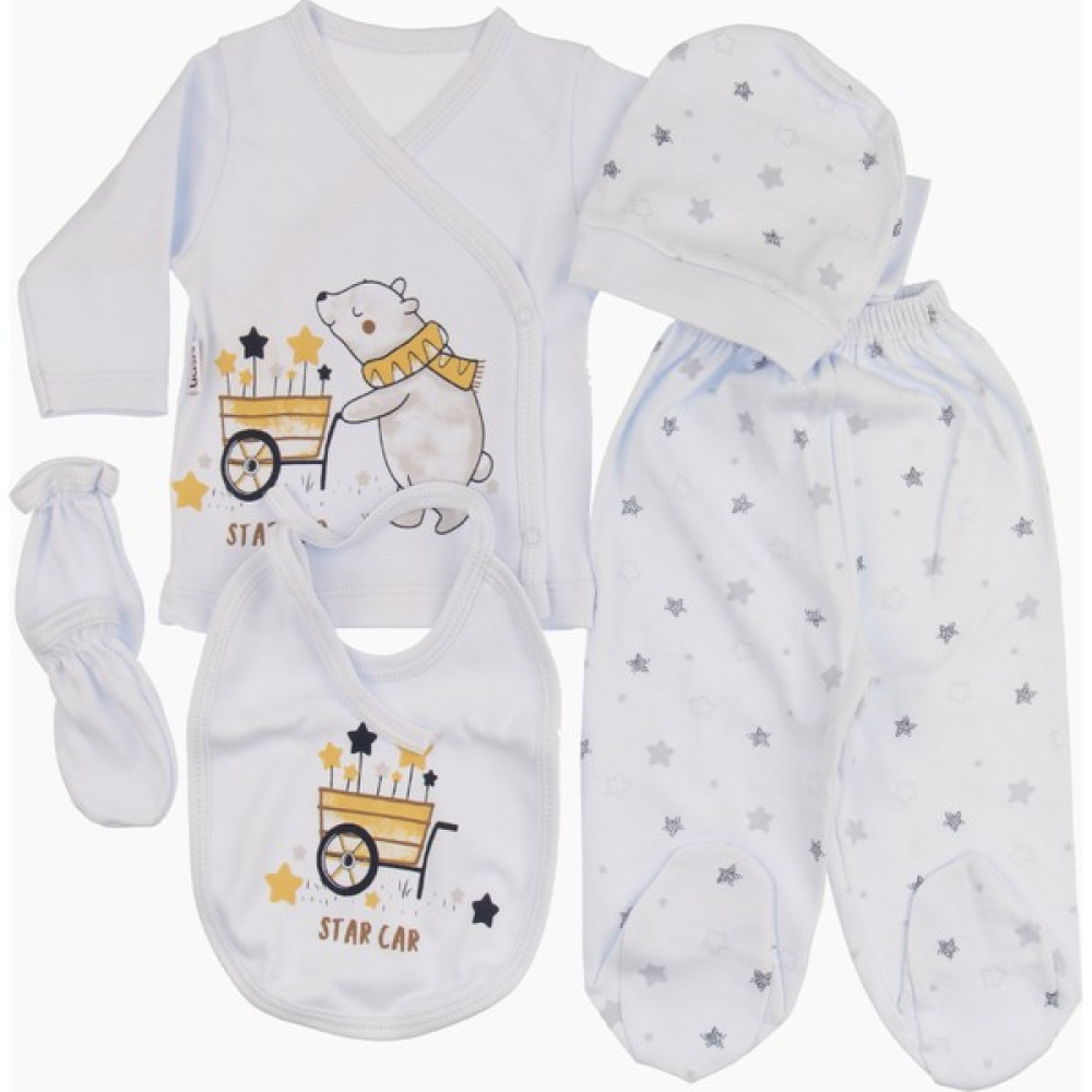 Tütü Baby Kids Erkek Bebek Yenidoğan Hastane Çıkışı Star Car 5'li Bebek Hastane Çıkışı Fiyatı