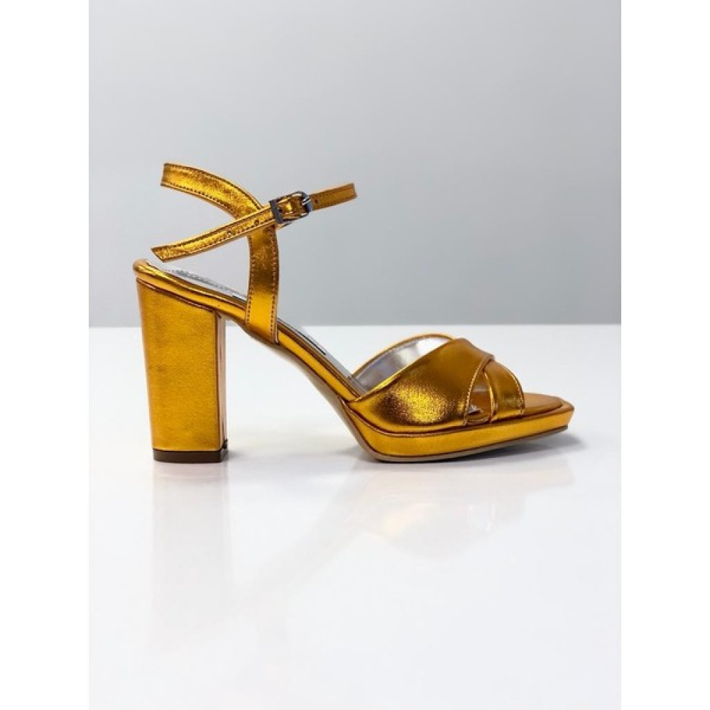 Tuuba Shoes Wanna Metalik Turuncu Platform Topuklu Kadın Abiye Ayakkabı Abiye Ayakkabılar Fiyatı