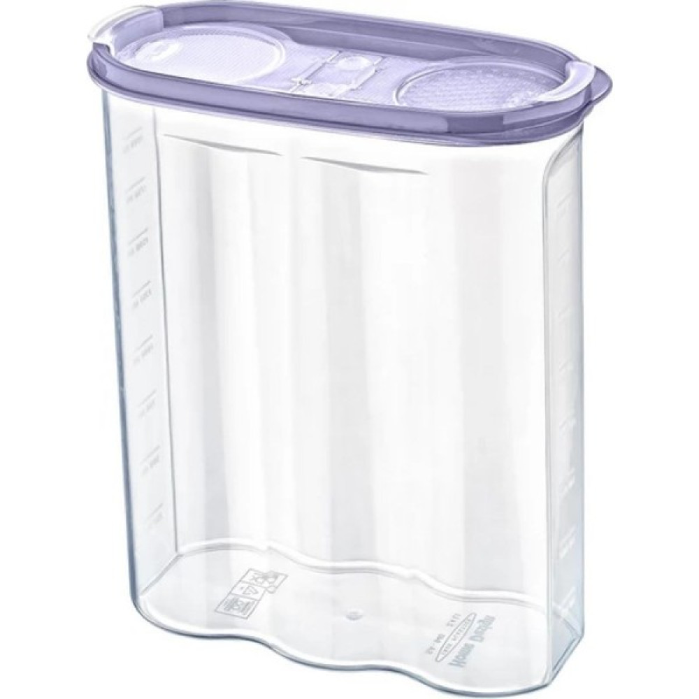 Tuuverse Buffer® 2 Kapaklı Ölçekli Erzak Kuru Gıda Saklama Kutusu Kabı 2,4 LITRE-SA940 - 1 Adet Saklama Kapları Fiyatı