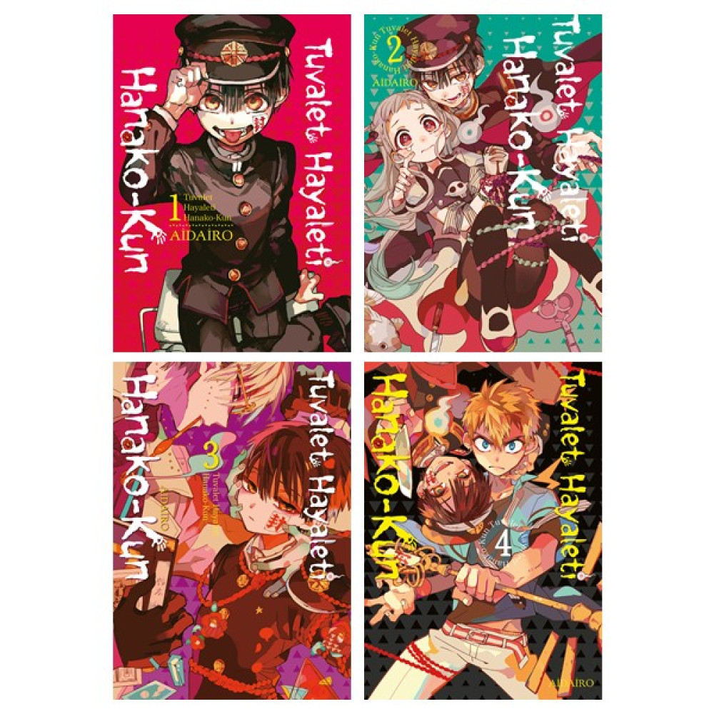 Tuvalet Hayaleti Hanako-Kun 1-2-3-4. Ciltler Manga Seti - AidaIro Çizgi Roman Fiyatı