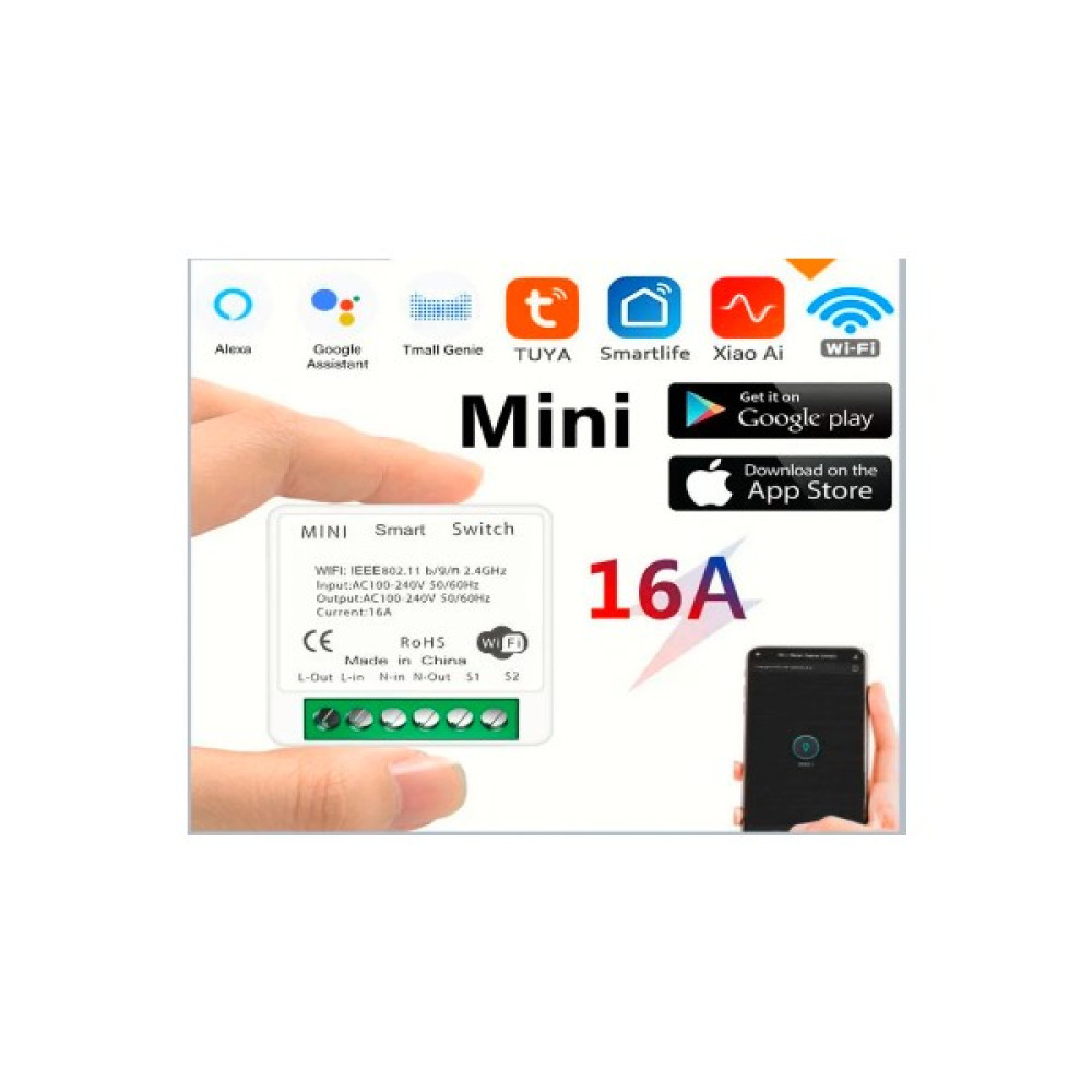 Tuyam smart Wifi Destekli Akıllı Tekli Işık Anahtarı - 4 Adet Oto Elektroniği Fiyatı