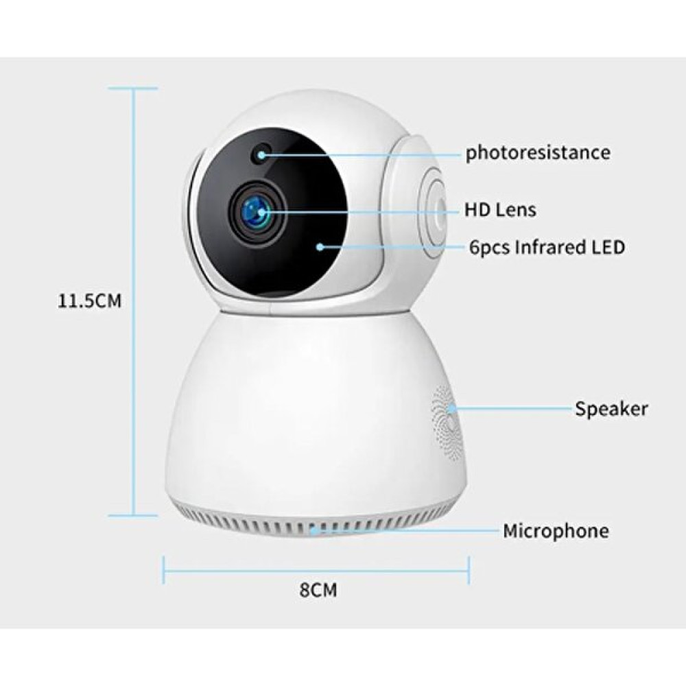Tuyam Smart Wifi V380pro Hareket Sensörlü Güvenlik Kamera - 1 Güvenlik Kameraları Fiyatı