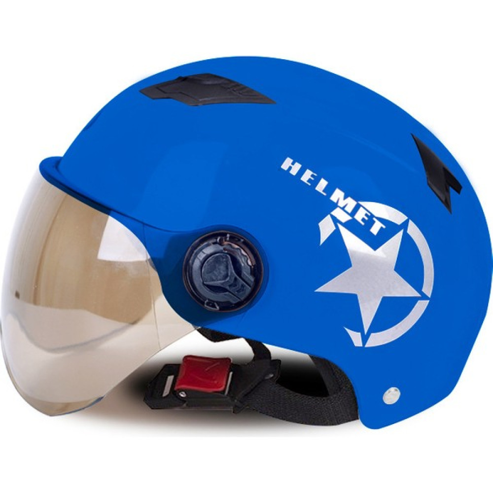 Tuz Golu Unisex Motosiklet Elektrikli Araç Kaskı (Yurt Dışından) - 54 - 61 cm - Mavi Motorsiklet Kaskları Fiyatı