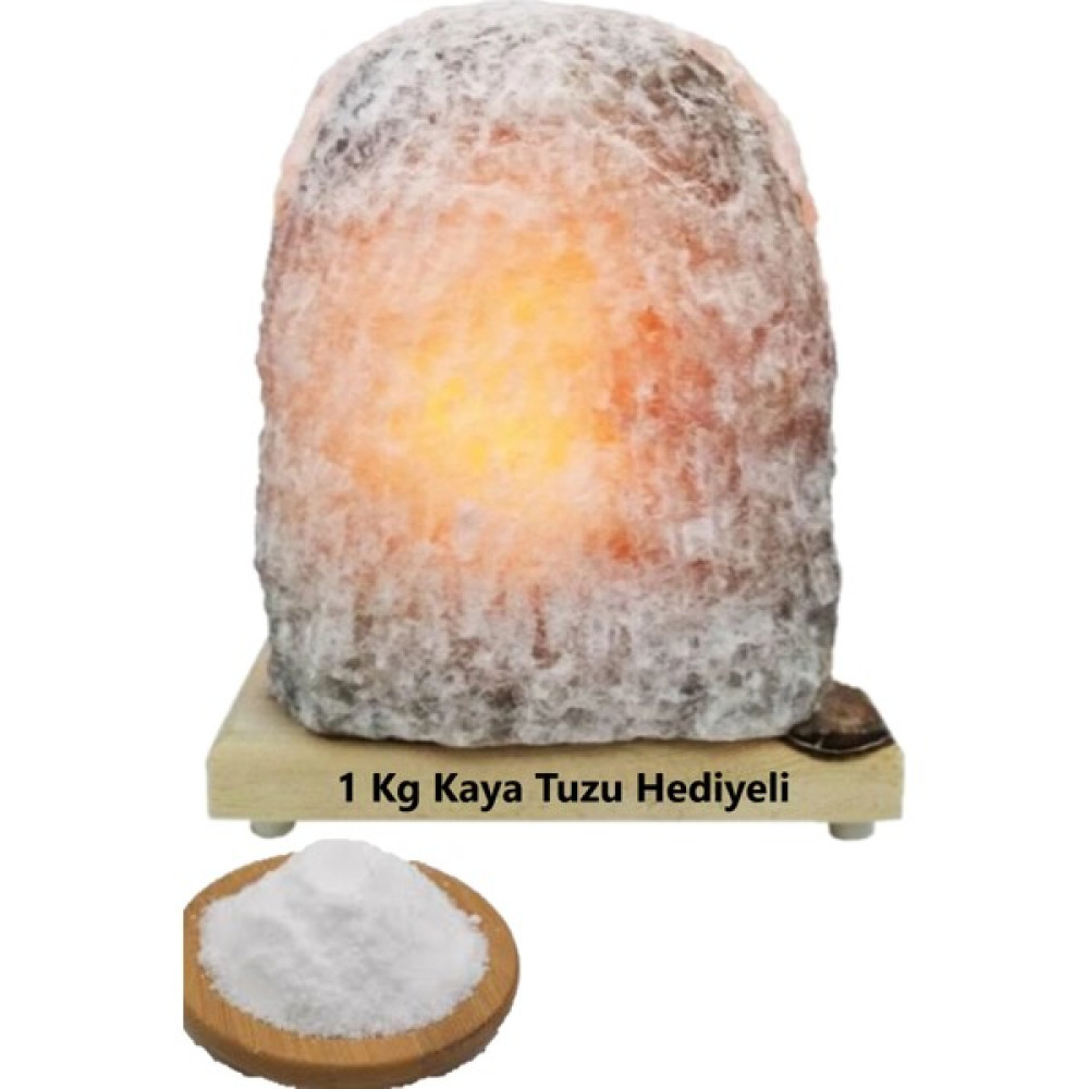 Tuz Shop Çankırı 4-5 kg Doğal Tuz Lamba 1 kg Kaya Tuzu Hediyeli - Beyaz Gece Lambası Fiyatı