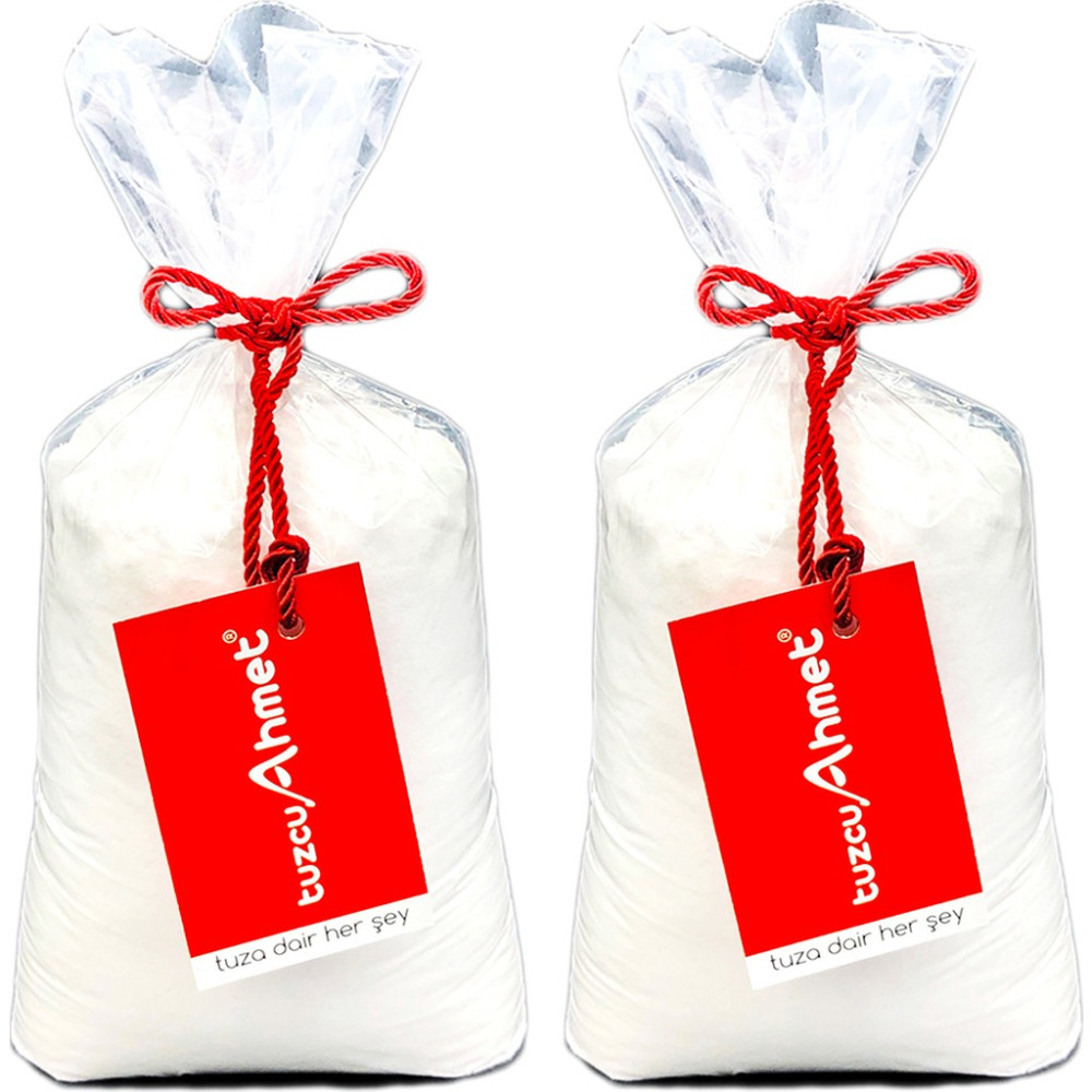 Tuzcu Ahmet Taş Değirmende Öğütülmüş Kristal Kaya Tuzu Kırmızı Etiket 2'li x 1kg - 2 kg Tuz Fiyatı