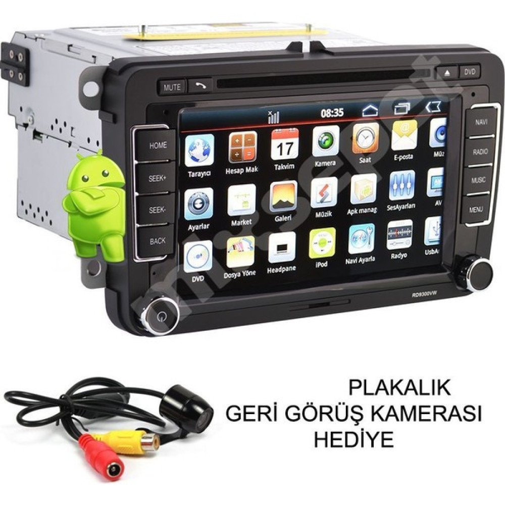 Tvet Amarok 2012 Android Navigasyon Dvd Teyp Double Multimedya Oto Görüntü Sistemleri Fiyatı