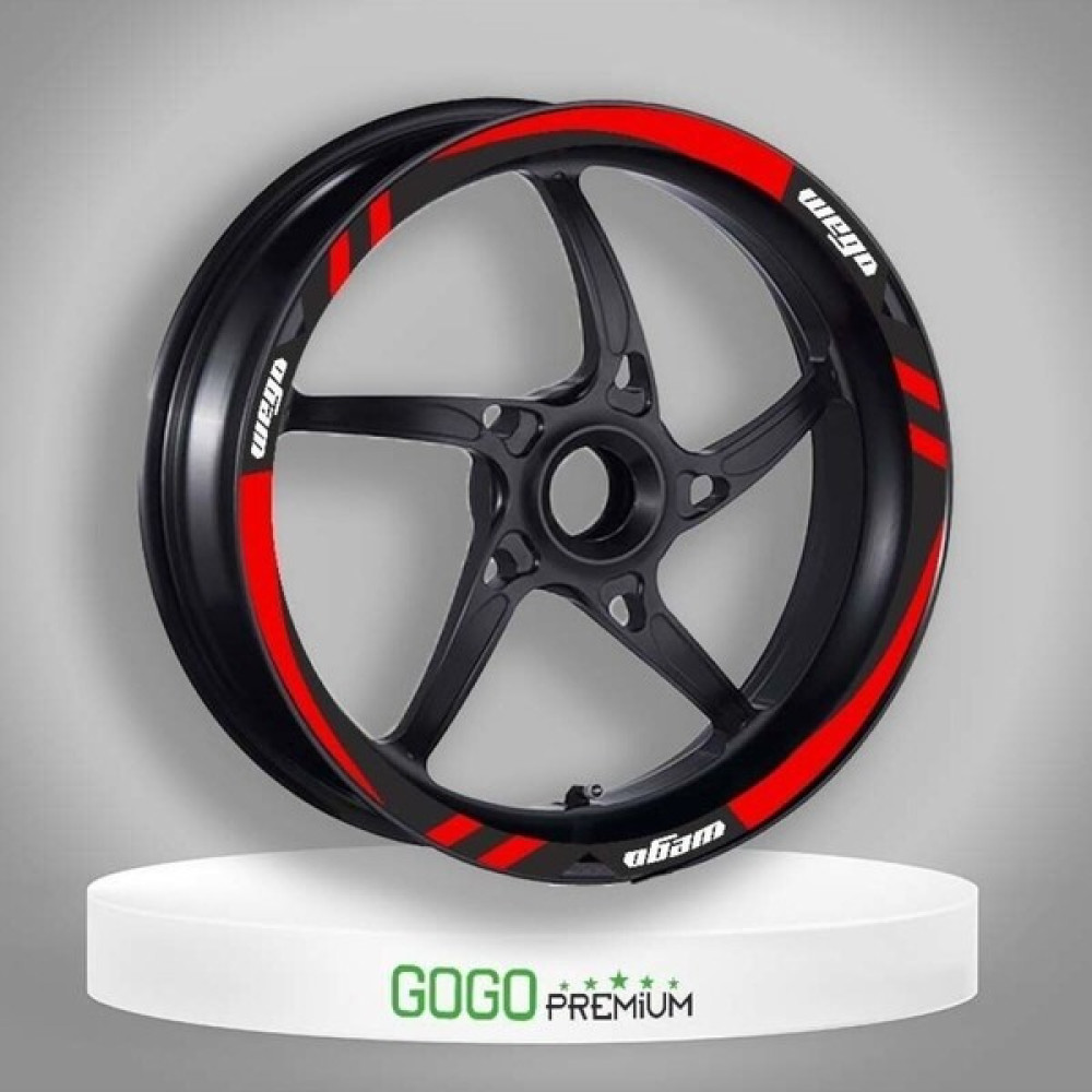 Tvs Wego 110 2012 - 2022 Uyumlu Kırmızı 1 Set Jant Şeridi Motorsiklet Kaskları Fiyatı