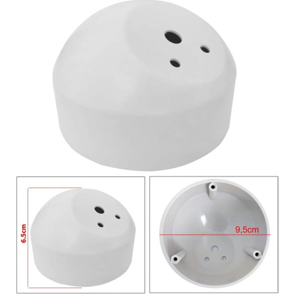 Tweeter Dome Kabin Yuvası 10CM Tabansız Beyaz (2 Adet) Polaxtor Oto Hoparlörleri & SubWoofer Fiyatı