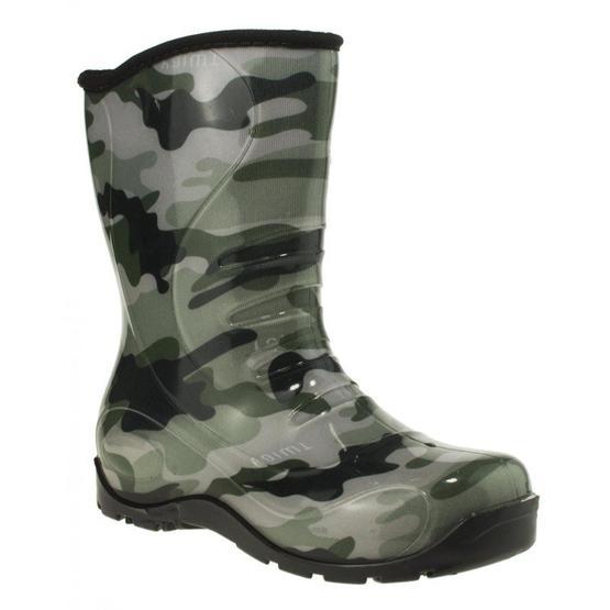 Twigy NN0607 Kamuflaj Kız Çocuk Yağmur Çizme