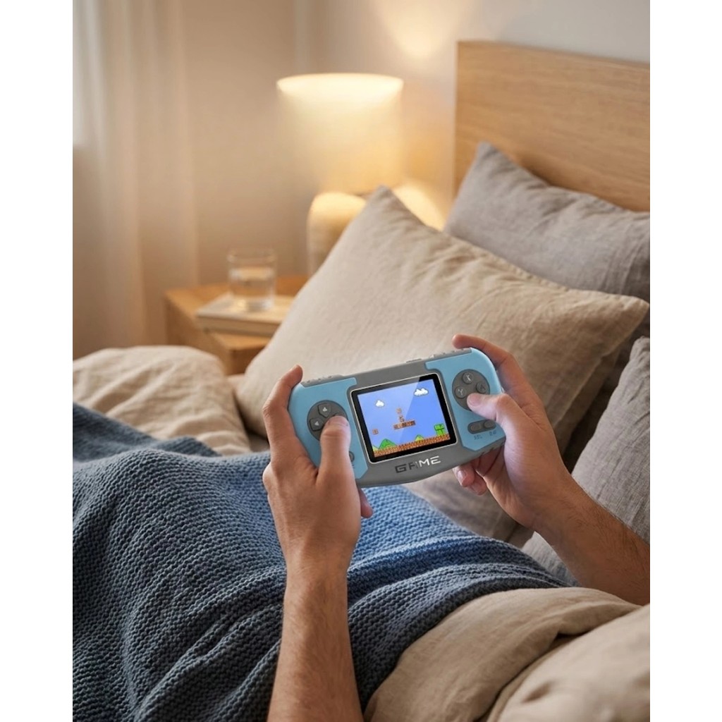 Twin Store El Tipi Oyun Konsolu Dahili Oyunlar Tv Bağlantısı Destekli Taşınabilir Game Console - Mavi Diğer Fiyatı